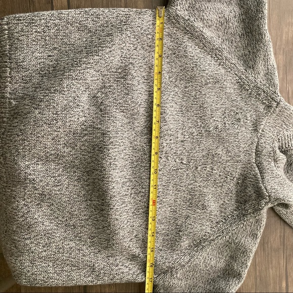 JOSEPH Mouline hooded mélange wool sweater XS - Picture 8 of 10